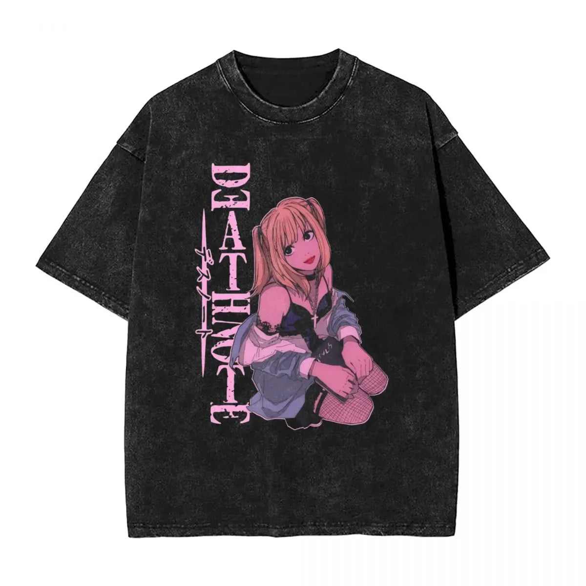 Death Note Vintage Washed Cotton Streetwear Tee