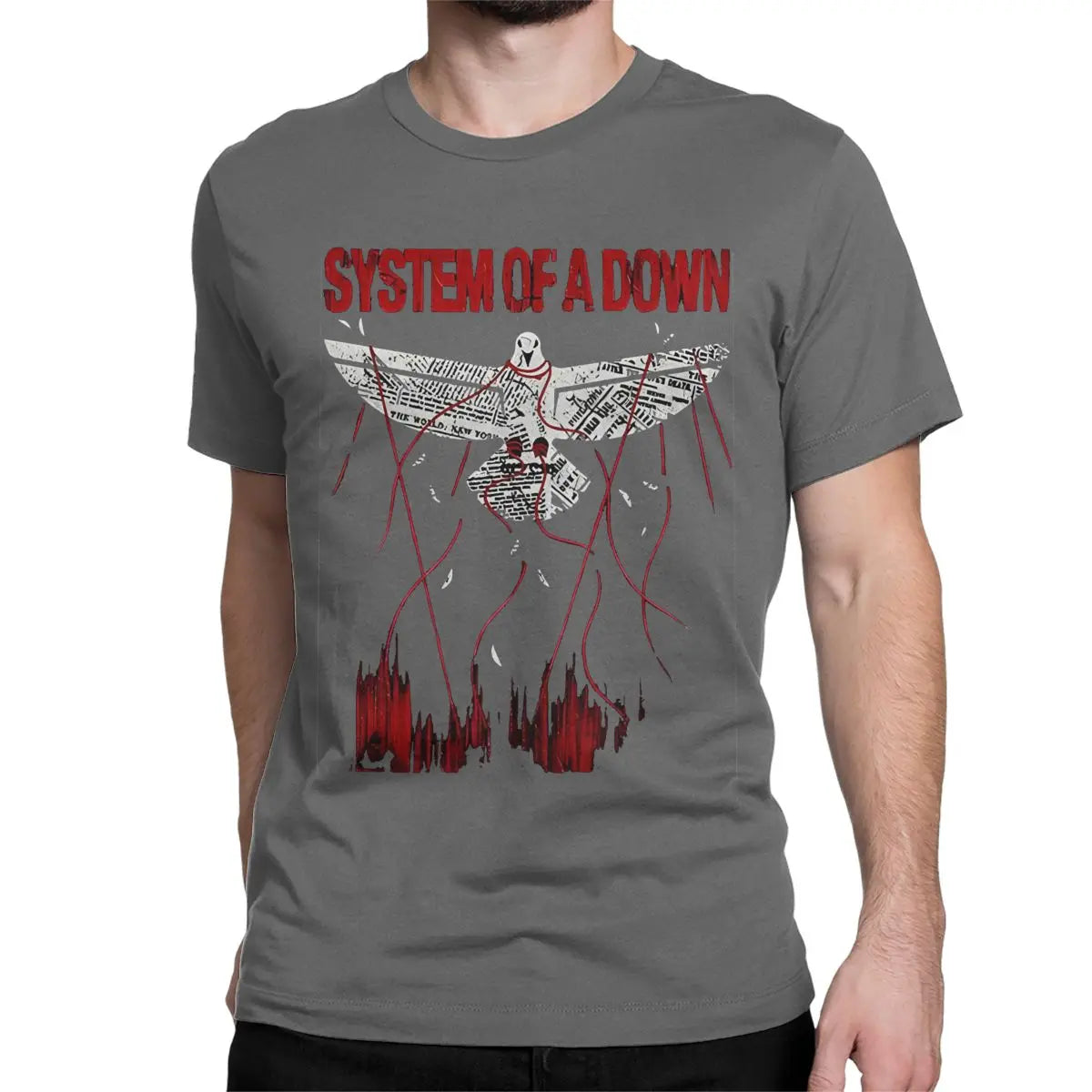 System Of A Down Unisex Cotton Rock Band T-Shirt