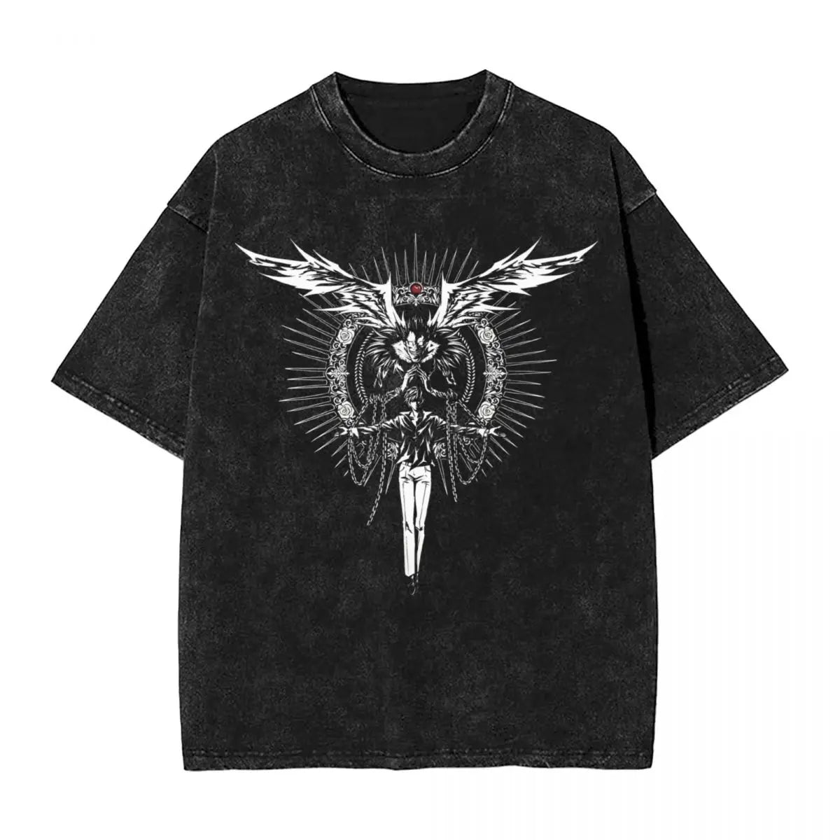 Death Note Vintage Washed Cotton Streetwear Tee