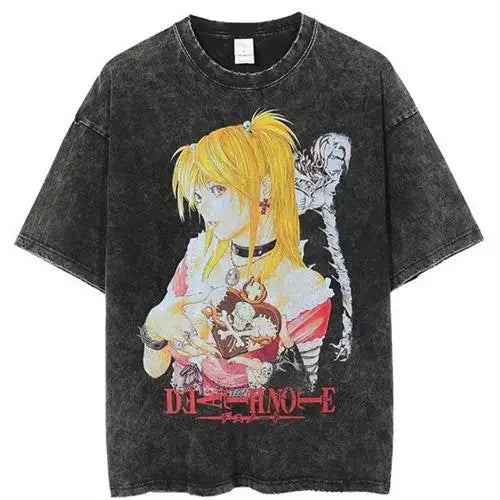 Men’s Vintage Death Note Anime Oversized Tee