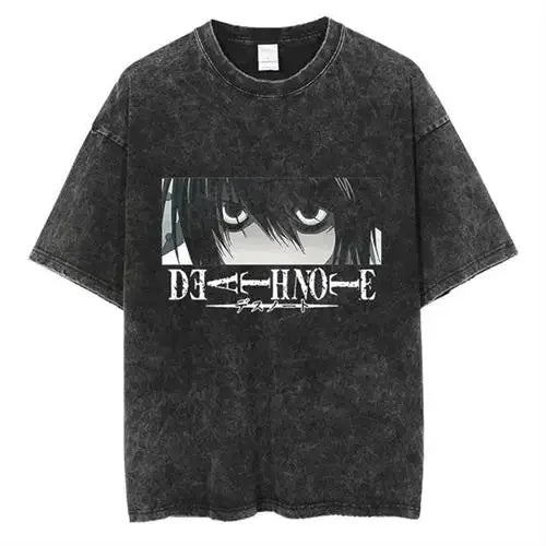 Men’s Vintage Death Note Anime Oversized Tee