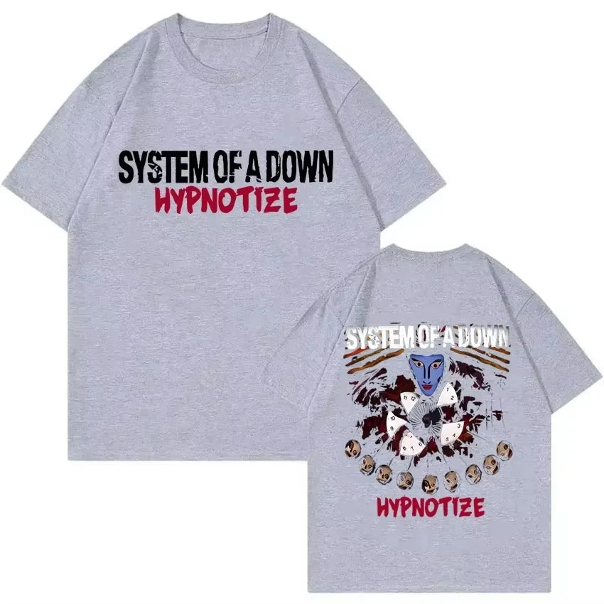 Men’s 100% Cotton Vintage Round Collar T-Shirt