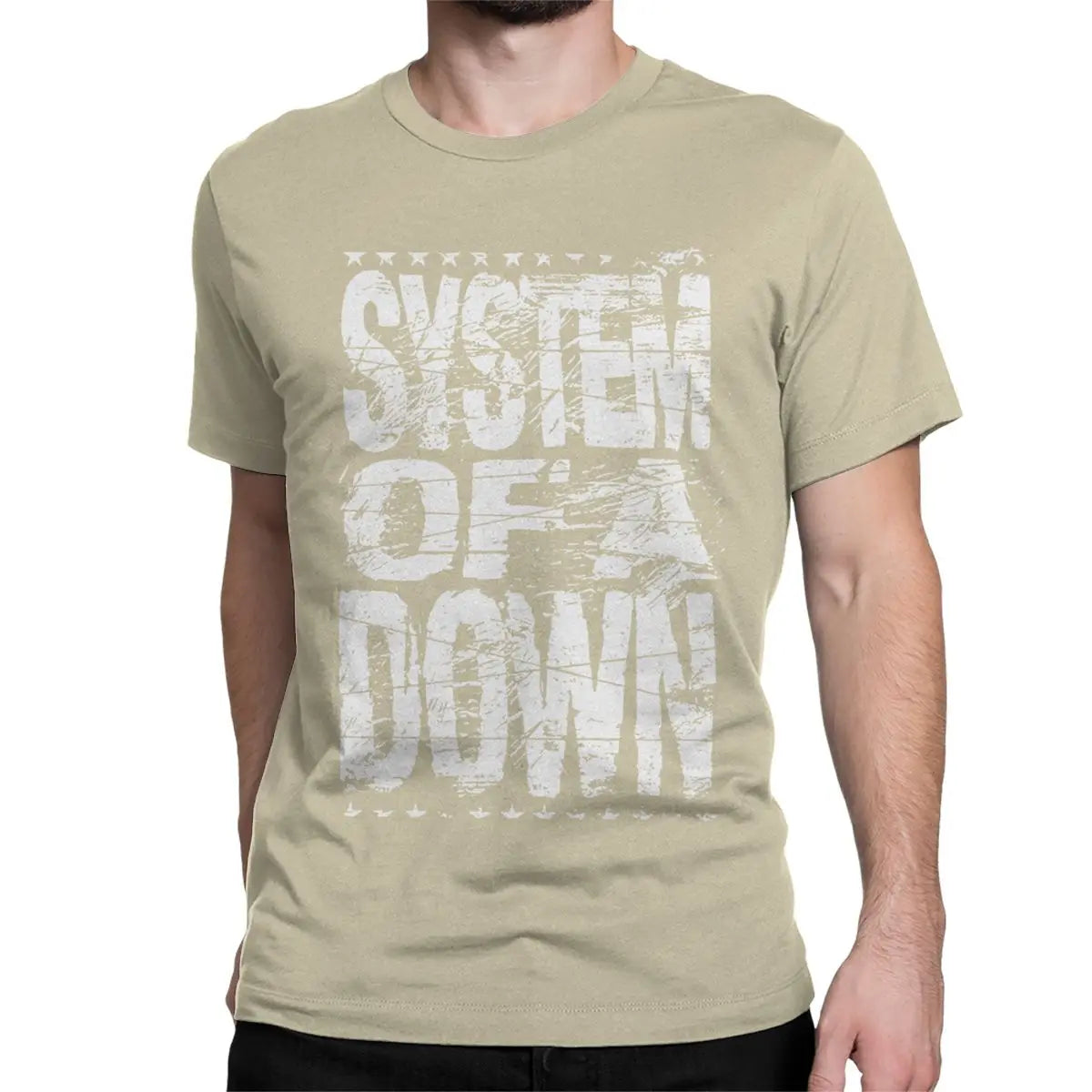 System Of A Down Cotton Rock Band T-Shirt