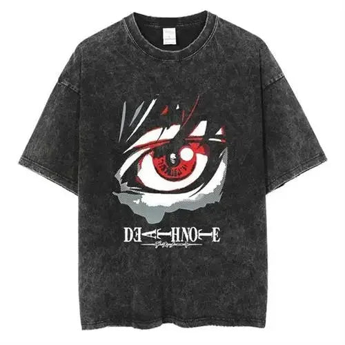 Men’s Vintage Death Note Anime Oversized Tee