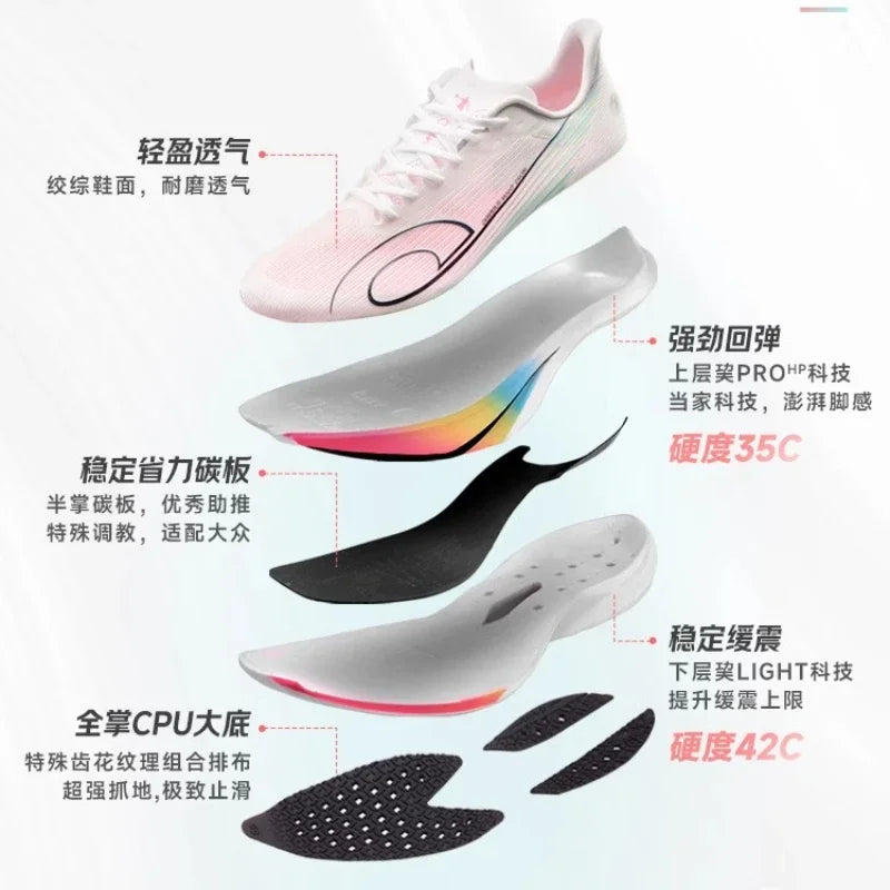 Fast Speed Men’s Carbon Running Sneakers