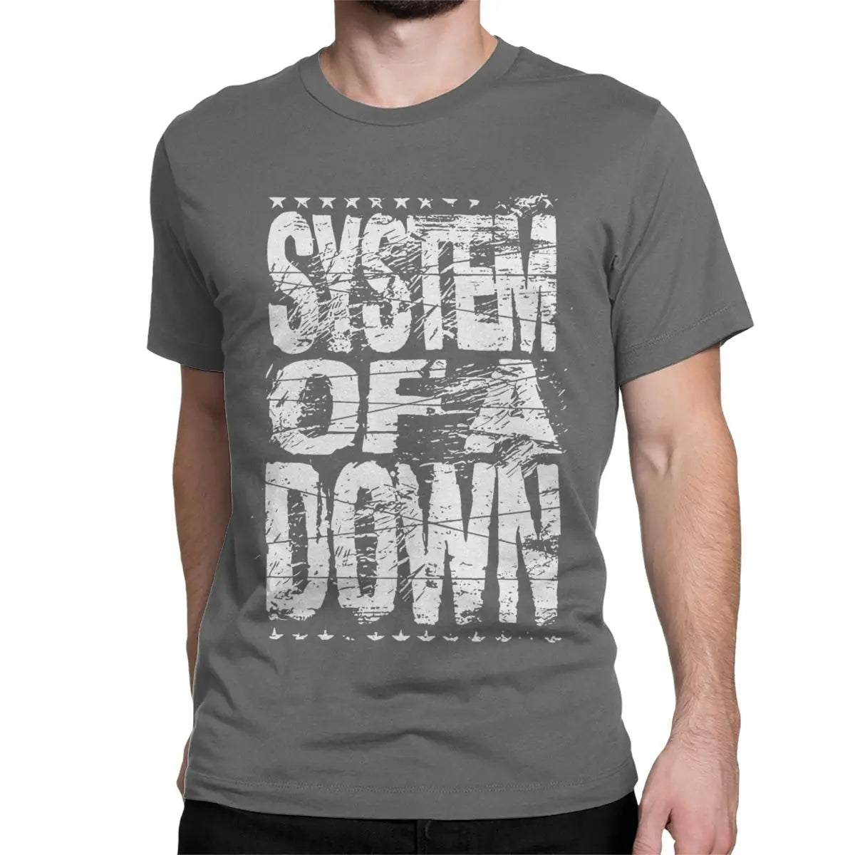 System Of A Down Cotton Rock Band T-Shirt