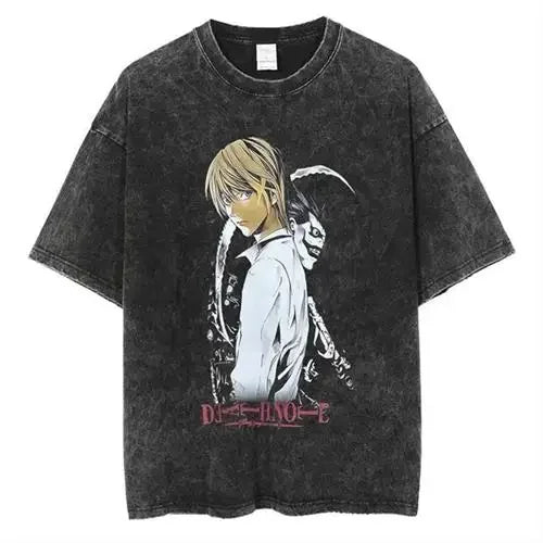 Men’s Vintage Death Note Anime Oversized Tee