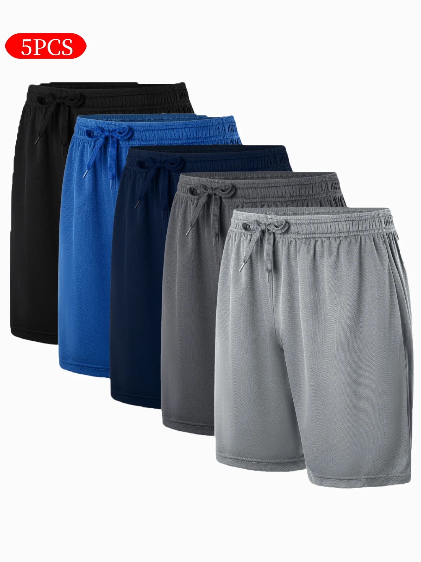 Men’s Casual Breathable Drawstring Shorts for Summer
