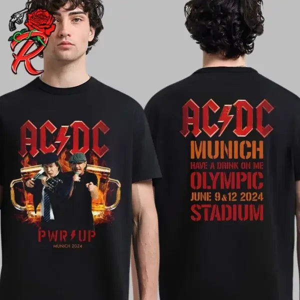 AC DC Band European Tour Summer T-Shirt