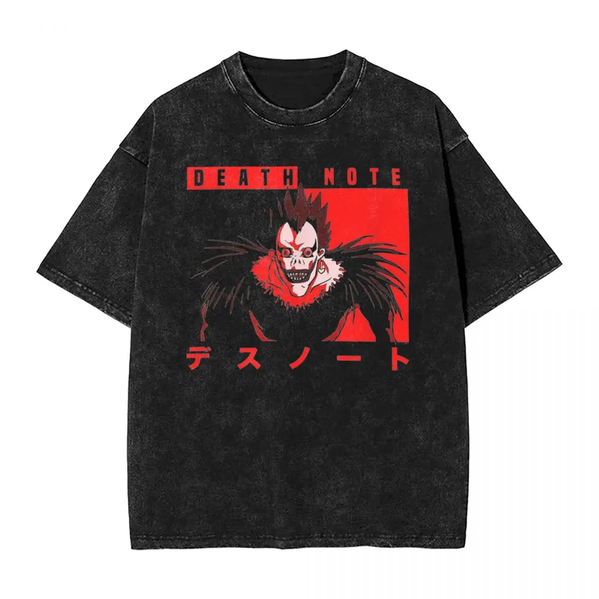 Death Note Vintage Washed Cotton Streetwear Tee