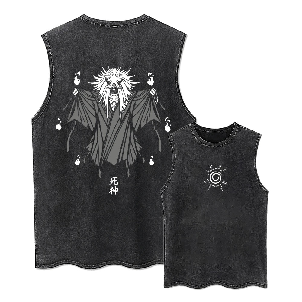 Vintage Washed Death Note Anime Graphic Tee