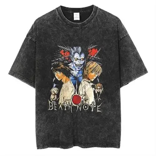Men’s Vintage Death Note Anime Oversized Tee