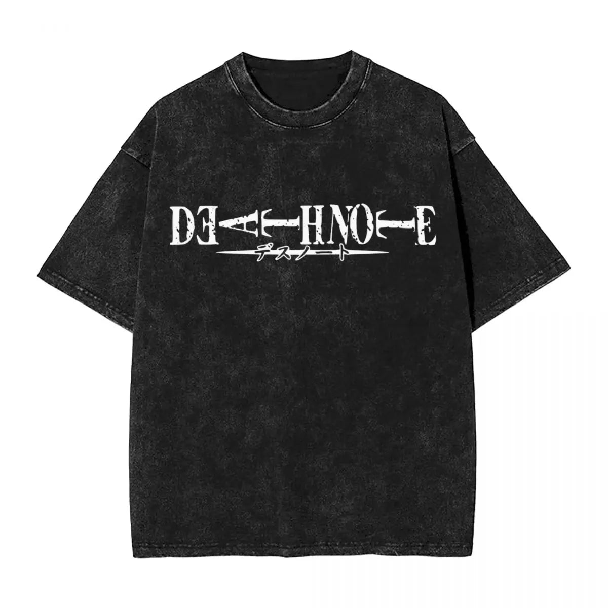 Death Note Vintage Washed Cotton Streetwear Tee