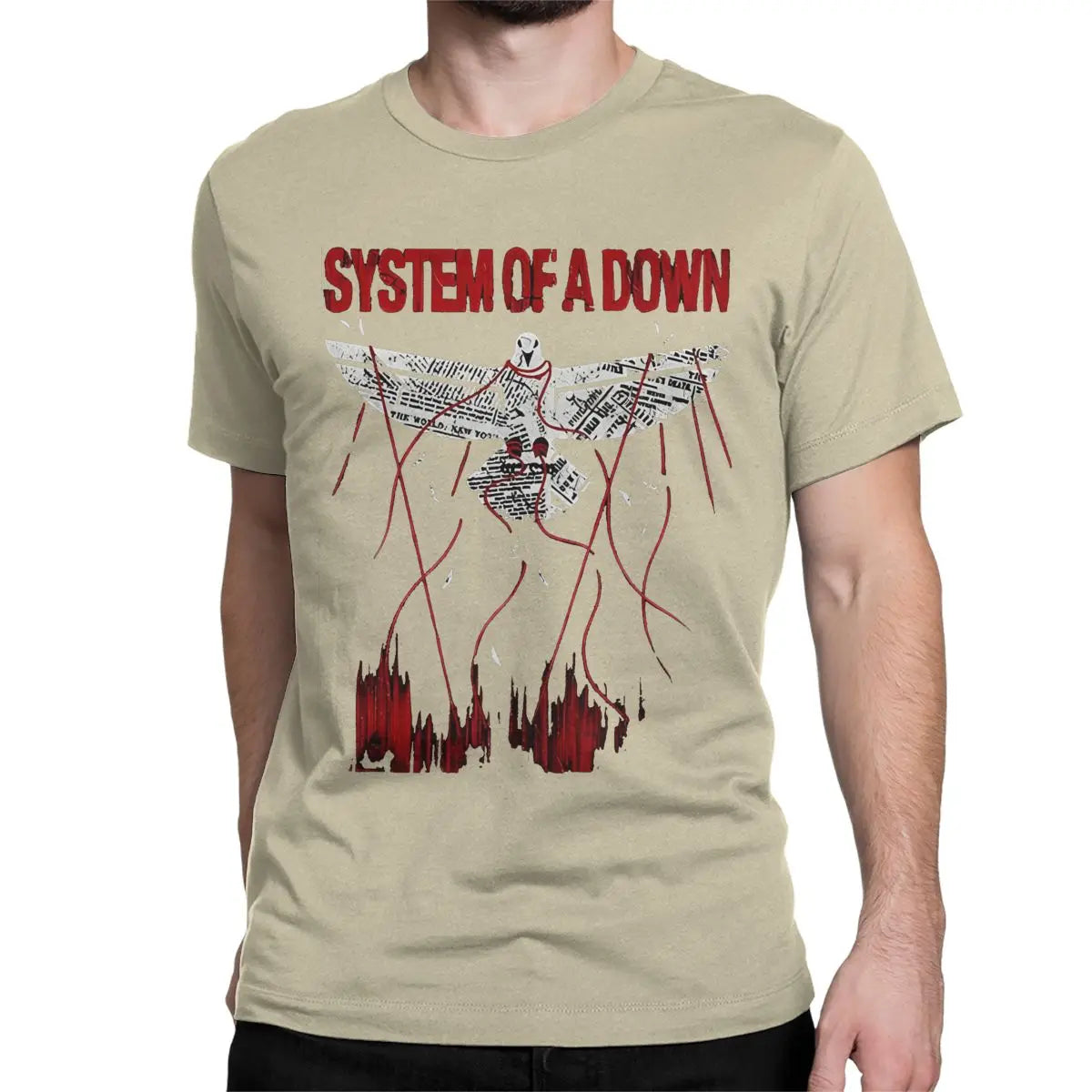 System Of A Down Unisex Cotton Rock Band T-Shirt