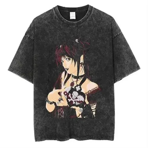 Men’s Vintage Death Note Anime Oversized Tee