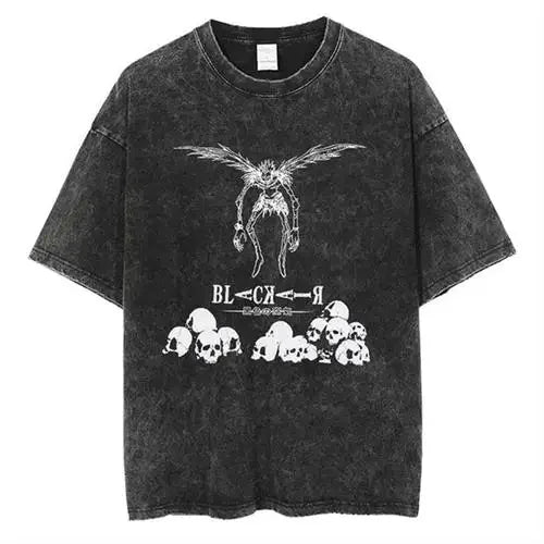 Men’s Vintage Death Note Anime Oversized Tee