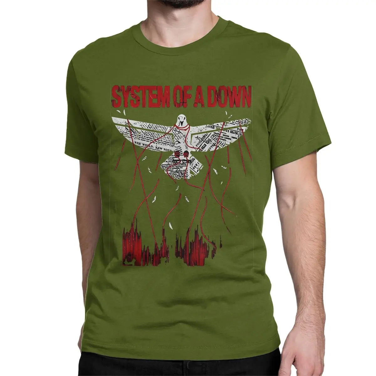 System Of A Down Unisex Cotton Rock Band T-Shirt