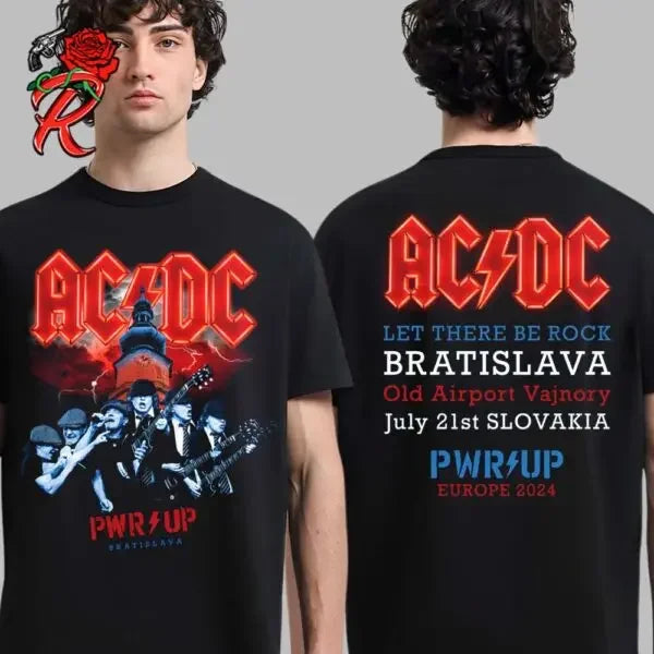AC DC Band European Tour Summer T-Shirt