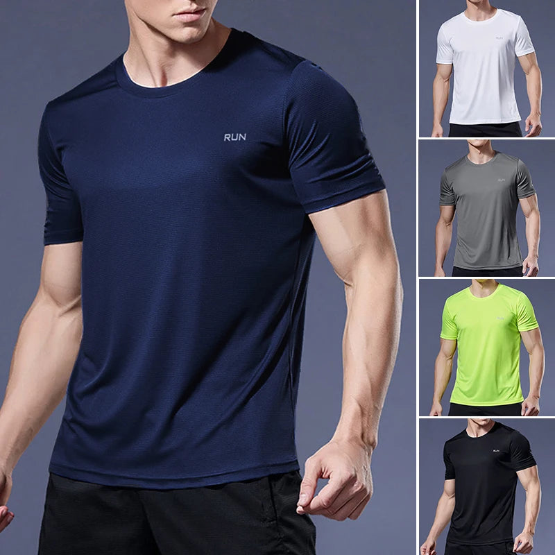 Men’s Quick-Dry Compression Running Soccer Jersey 