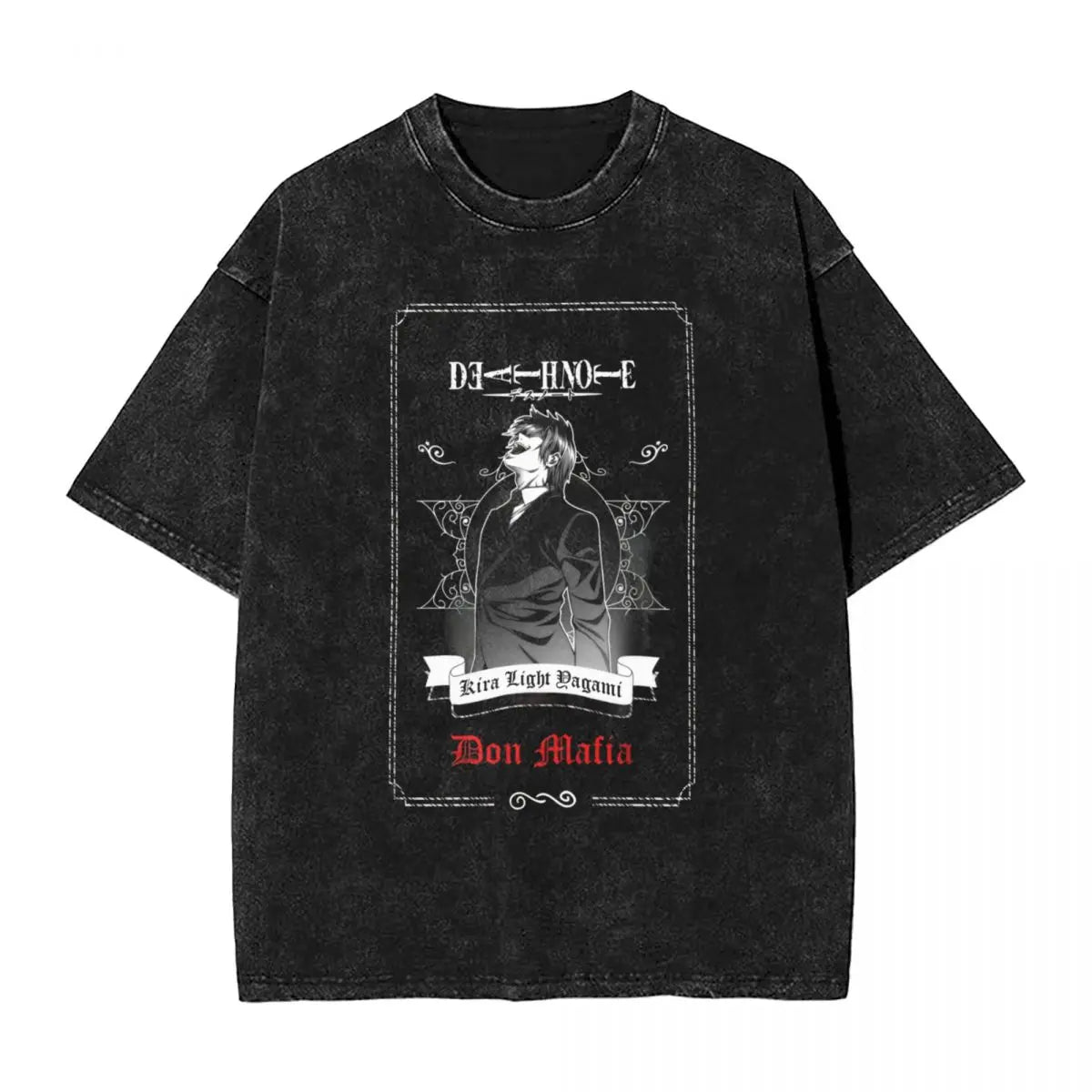 Death Note Vintage Washed Cotton Streetwear Tee