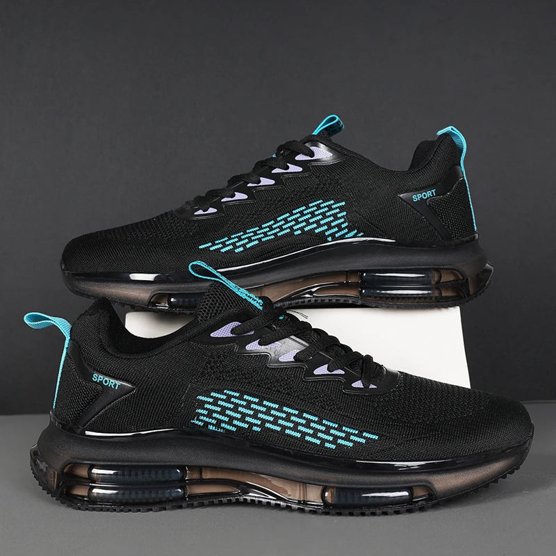 Men’s Breathable Mesh Running Sneakers – Comfortable