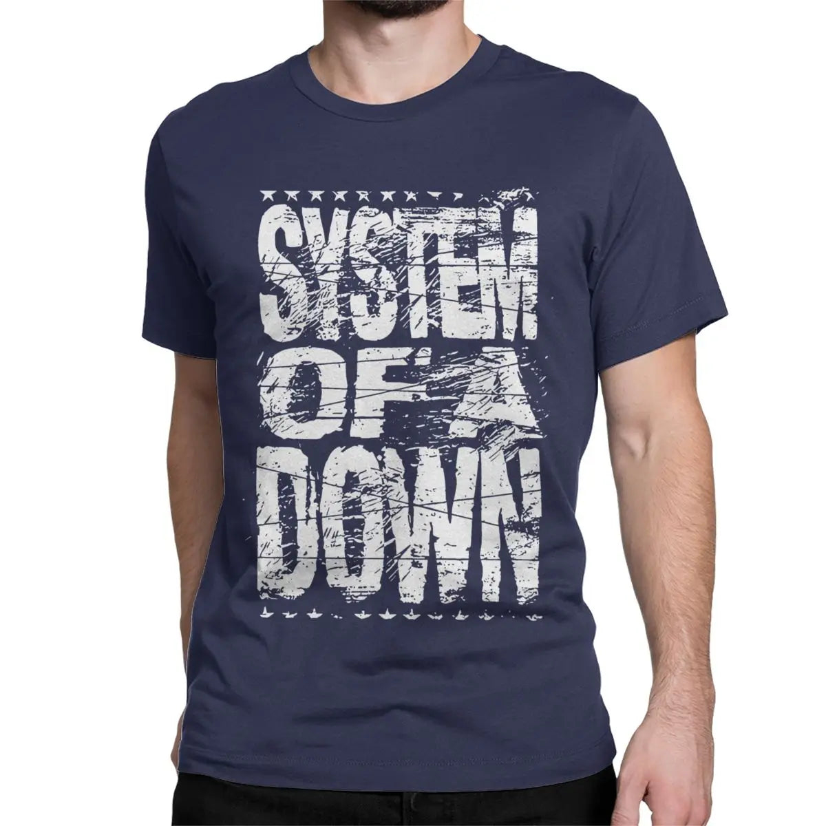 System Of A Down Cotton Rock Band T-Shirt