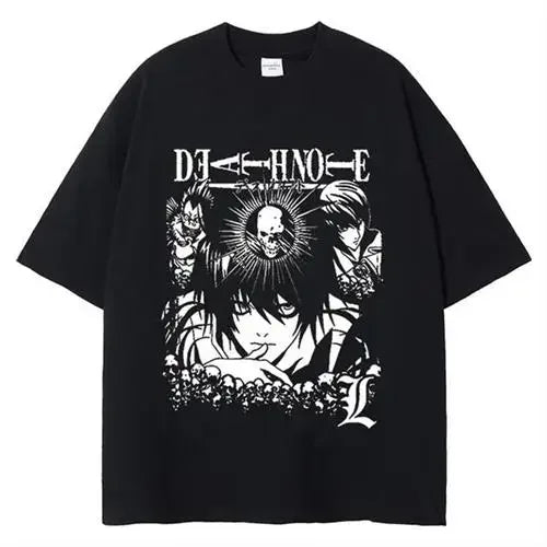 Men’s Vintage Death Note Anime Oversized Tee