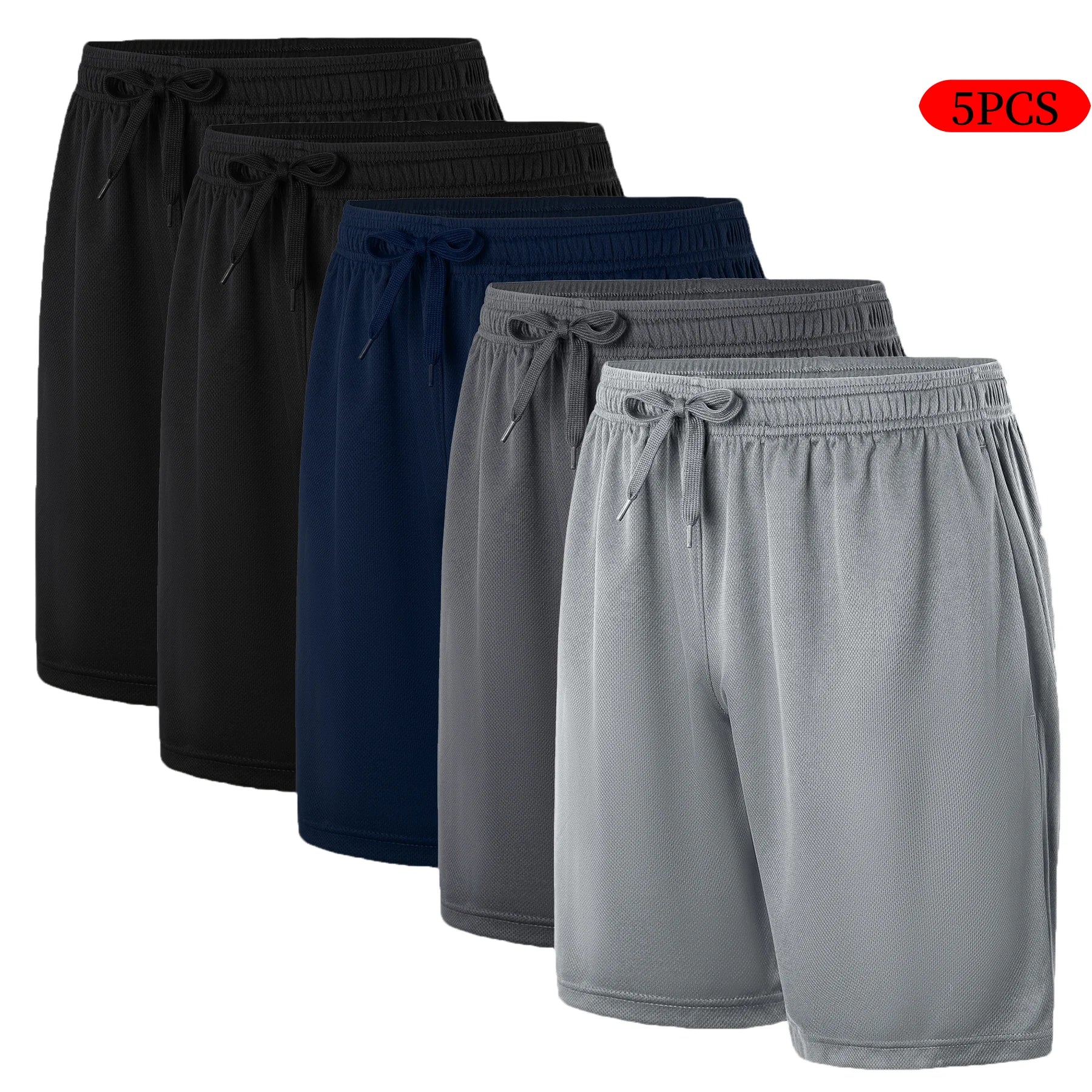 Men’s Casual Breathable Drawstring Shorts for Summer