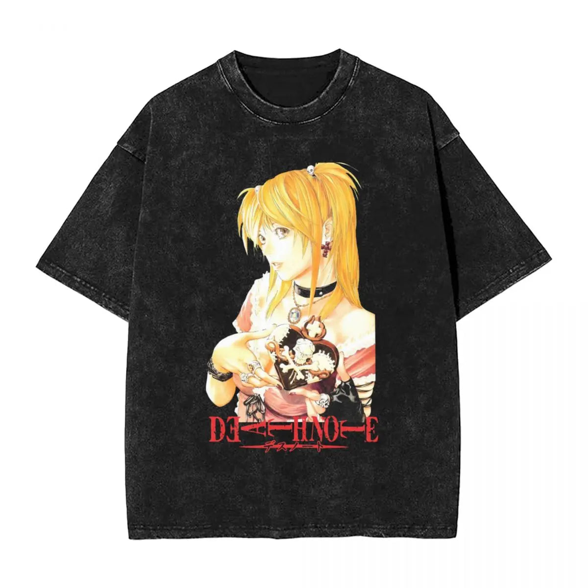 Death Note Vintage Washed Cotton Streetwear Tee