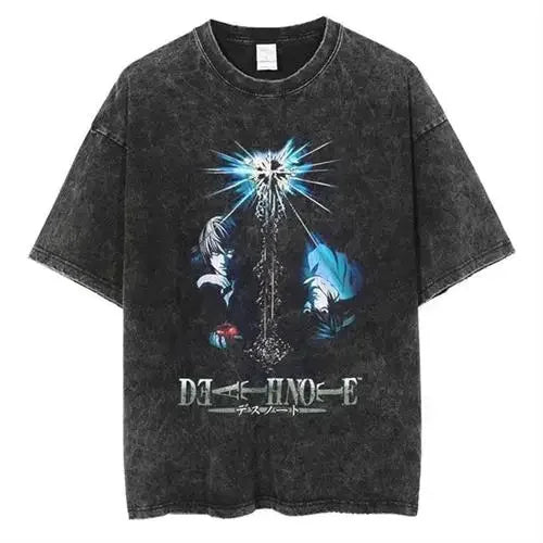 Men’s Vintage Death Note Anime Oversized Tee
