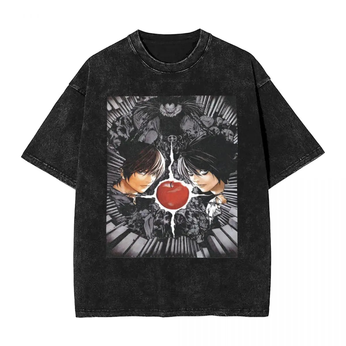 Death Note Vintage Washed Cotton Streetwear Tee
