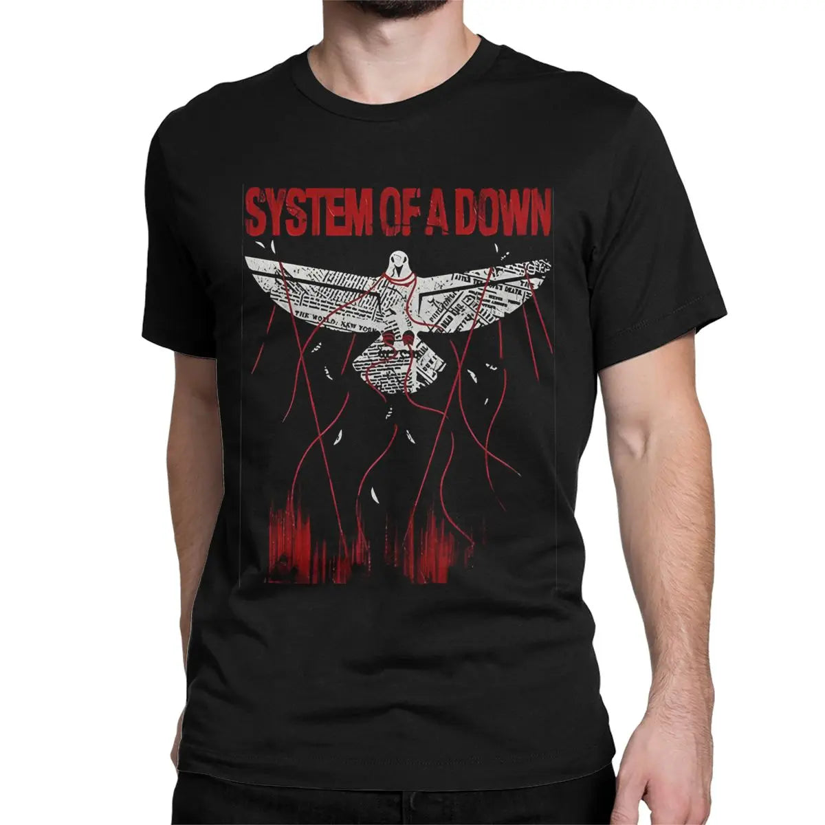 System Of A Down Unisex Cotton Rock Band T-Shirt