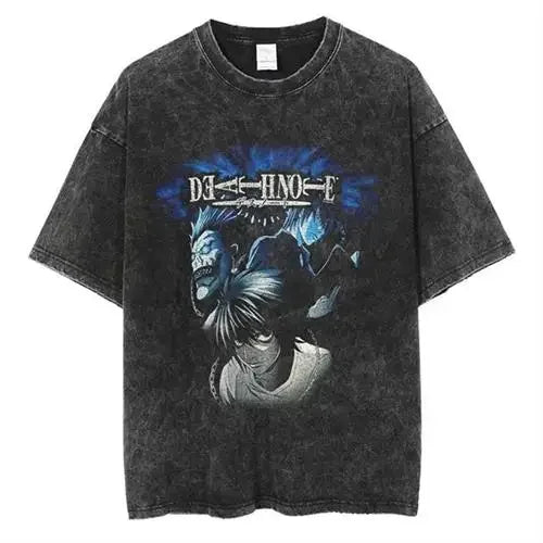 Men’s Vintage Death Note Anime Oversized Tee
