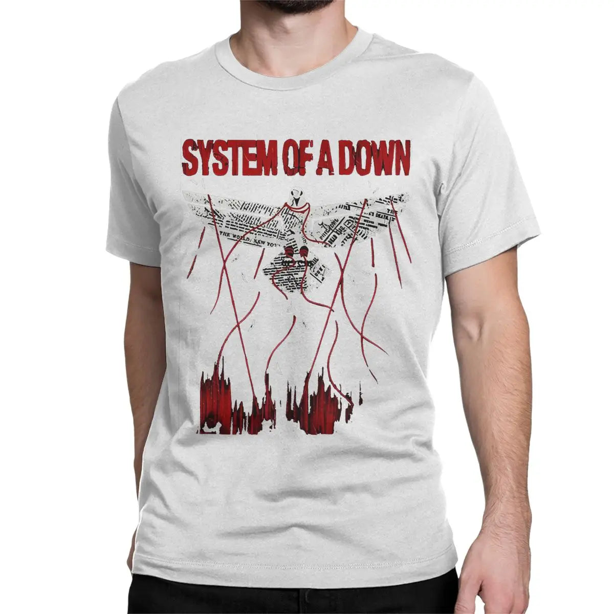 System Of A Down Unisex Cotton Rock Band T-Shirt