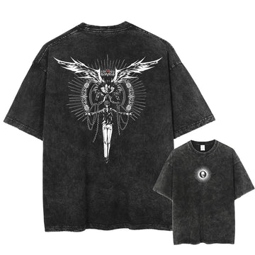 Vintage Washed Death Note Anime Graphic Tee