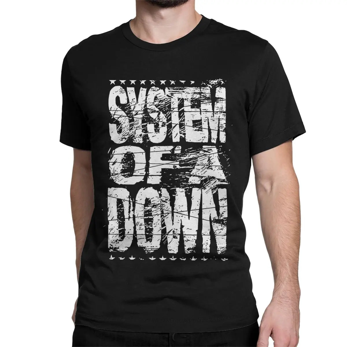 System Of A Down Cotton Rock Band T-Shirt