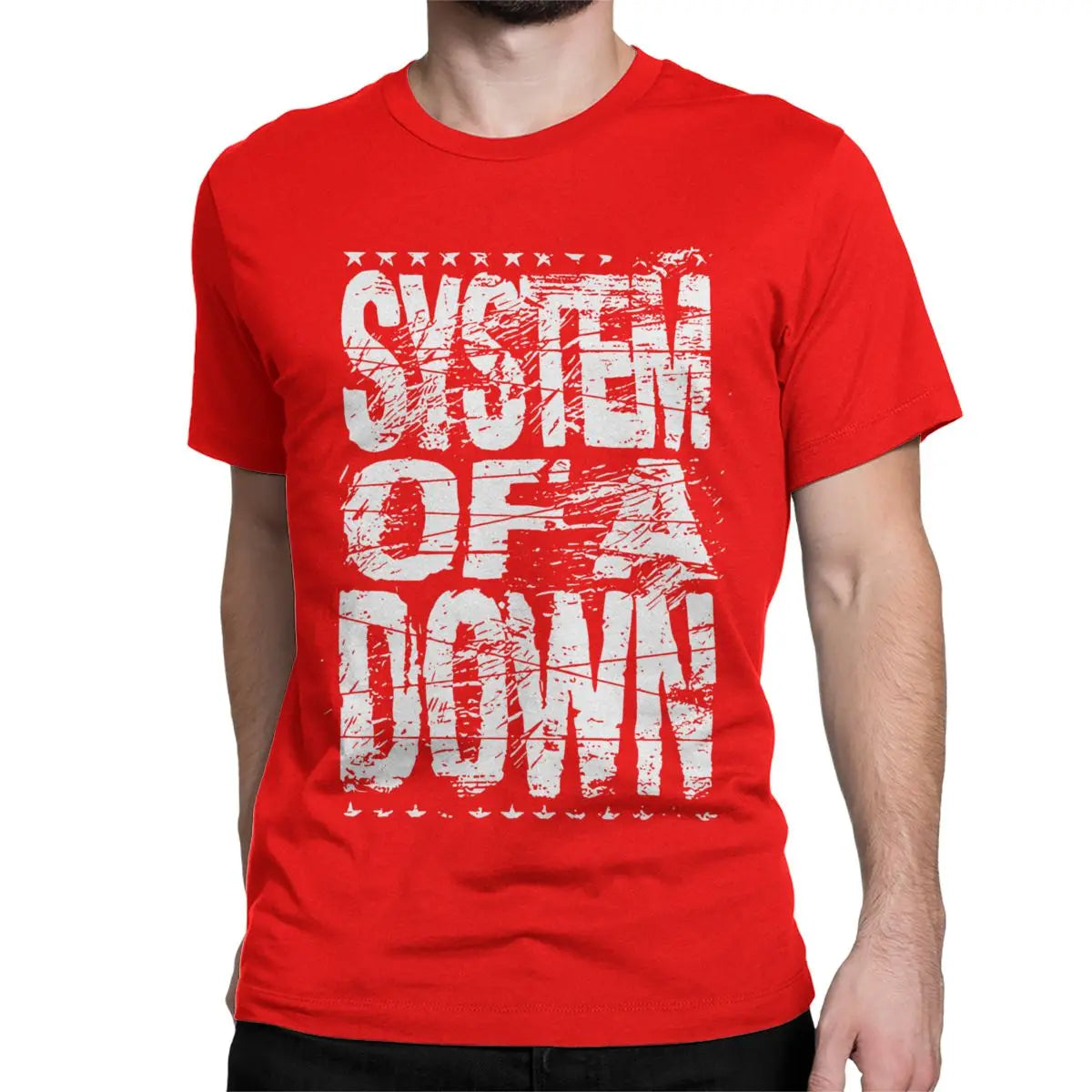 System Of A Down Cotton Rock Band T-Shirt
