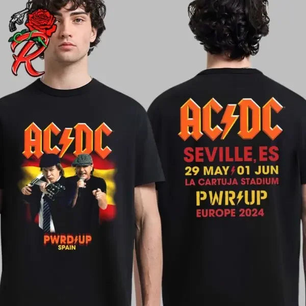 AC DC Band European Tour Summer T-Shirt