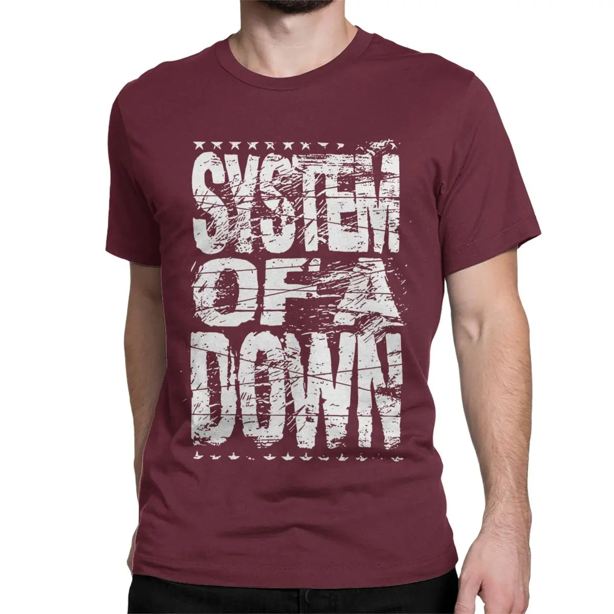 System Of A Down Cotton Rock Band T-Shirt