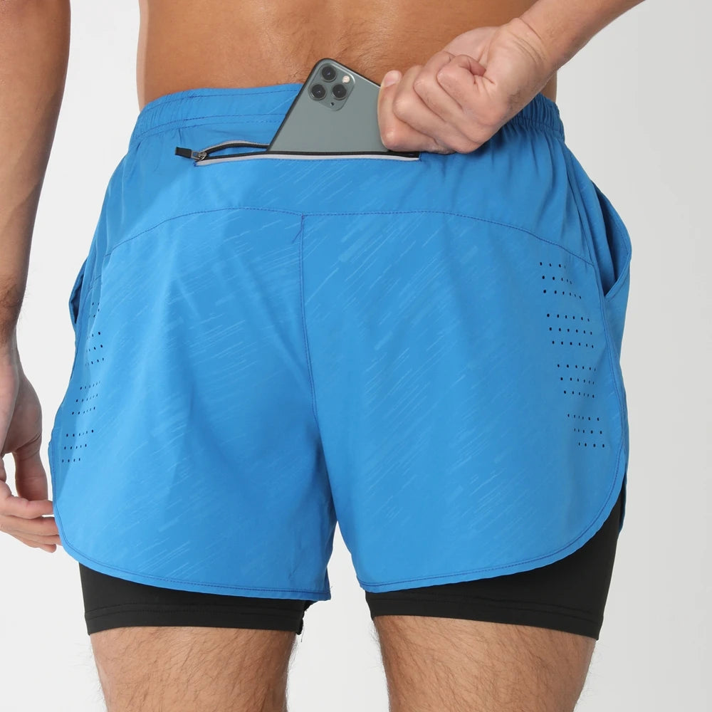 Men’s 2-in-1 Quick-Dry Running Shorts