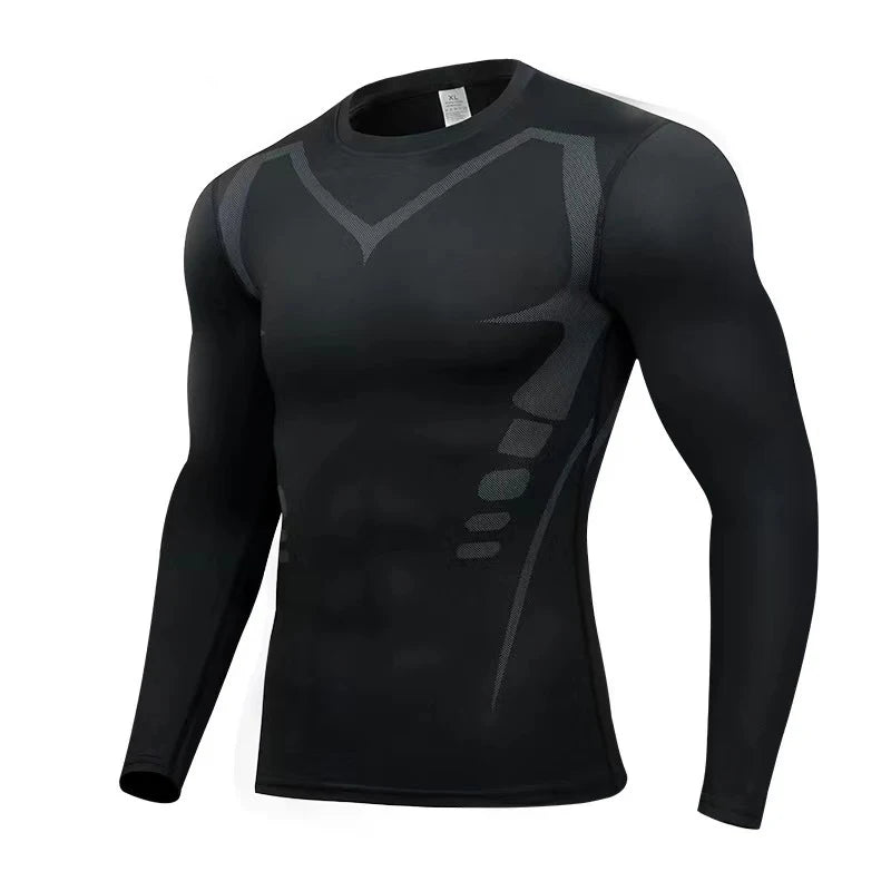Men’s Quick-Dry Tight Running Fitness T-Shirt