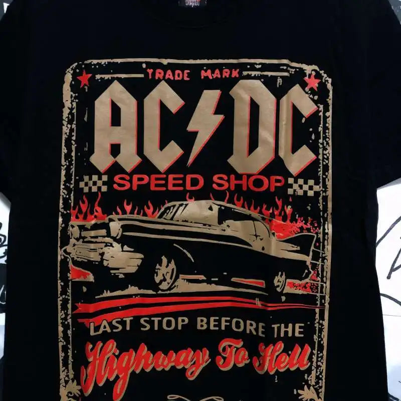 AC/DC Rock Band Streetwear Unisex Summer T-Shirt