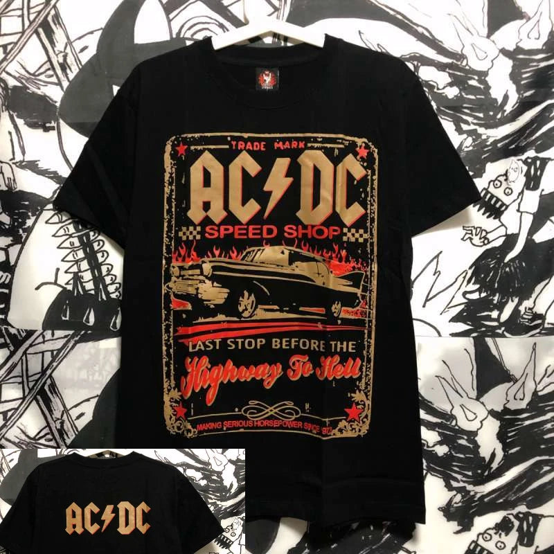 AC/DC Rock Band Streetwear Unisex Summer T-Shirt
