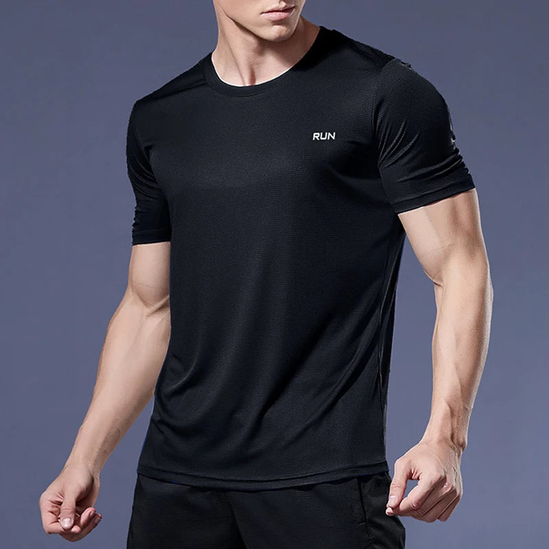 Men’s Quick-Dry Compression Running Soccer Jersey 