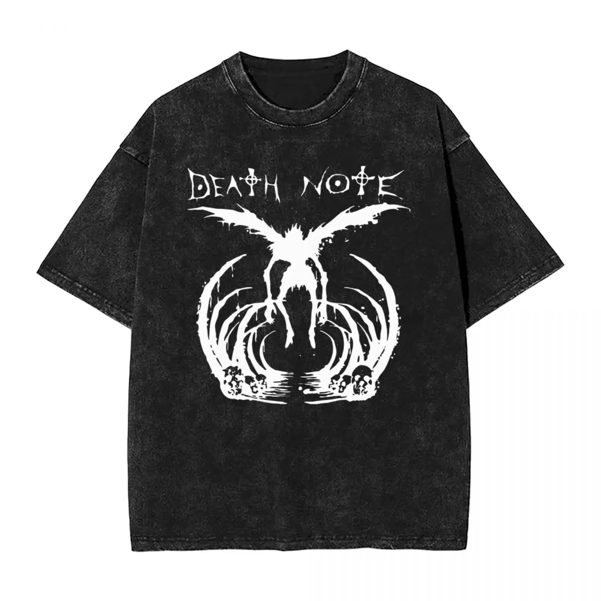 Death Note Vintage Washed Cotton Streetwear Tee